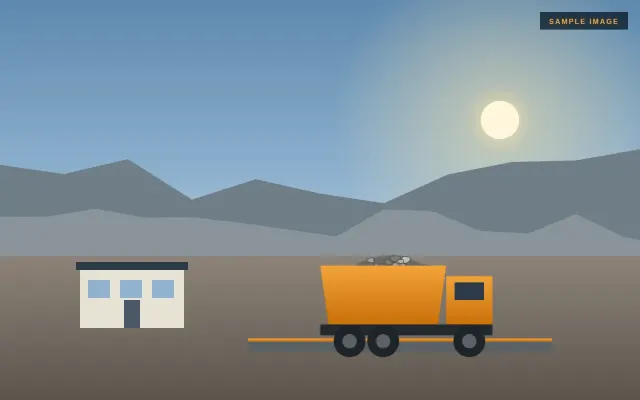 Weighbridge and dispatch office (sample illustration)